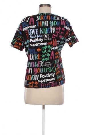 Damski T-shirt Stradivarius, Rozmiar L, Kolor Kolorowy, Cena 39,08 zł