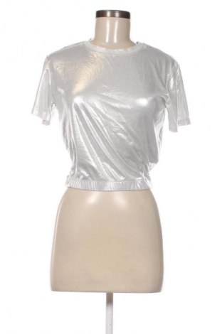 Damen T-Shirt Tally Weijl, Größe M, Farbe Silber, Preis € 4,99