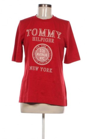 Дамска тениска Tommy Hilfiger, Размер L, Цвят Червен, Цена 68,99 лв.