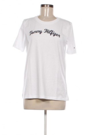 Γυναικείο t-shirt Tommy Hilfiger, Μέγεθος M, Χρώμα Λευκό, Τιμή 50,99 €