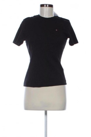 Γυναικείο t-shirt Tommy Hilfiger, Μέγεθος L, Χρώμα Μαύρο, Τιμή 49,99 €