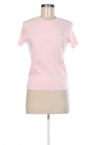 Γυναικείο t-shirt Tommy Jeans, Μέγεθος L, Χρώμα Ρόζ , Τιμή 30,99 €