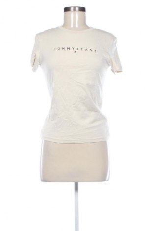 Damen T-Shirt Tommy Jeans, Größe M, Farbe Ecru, Preis € 31,99