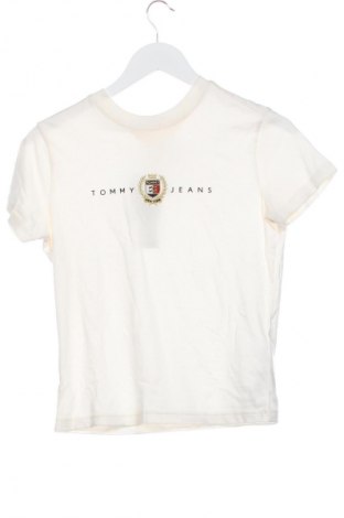 Damen T-Shirt Tommy Jeans, Größe XXS, Farbe Ecru, Preis € 47,99