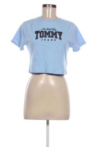 Tricou de femei Tommy Jeans, Mărime L, Culoare Albastru, Preț 217,99 Lei