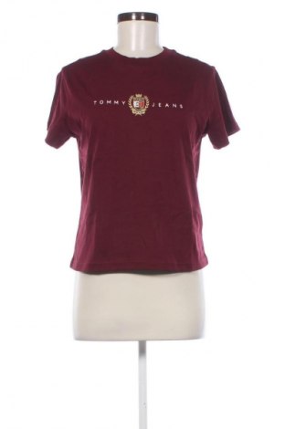 Γυναικείο t-shirt Tommy Jeans, Μέγεθος S, Χρώμα Κόκκινο, Τιμή 43,99 €