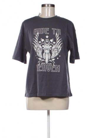 Γυναικείο t-shirt Trendyol, Μέγεθος S, Χρώμα Γκρί, Τιμή 21,00 €
