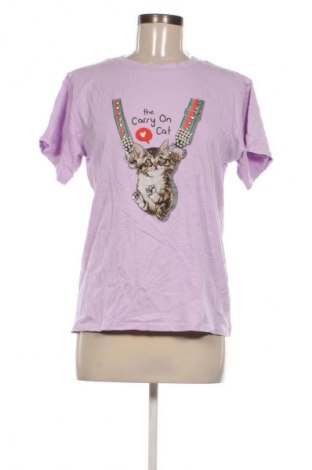Γυναικείο t-shirt Unbranded, Μέγεθος L, Χρώμα Βιολετί, Τιμή 4,99 €