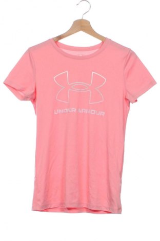 Damski T-shirt Under Armour, Rozmiar XS, Kolor Różowy, Cena 88,99 zł