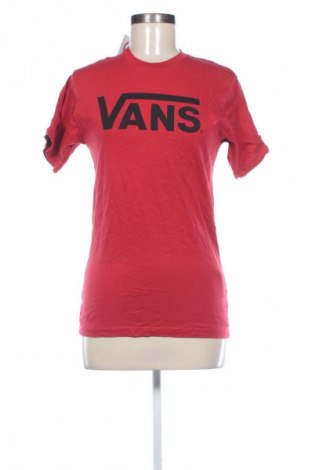 Damski T-shirt Vans, Rozmiar S, Kolor Czerwony, Cena 65,99 zł
