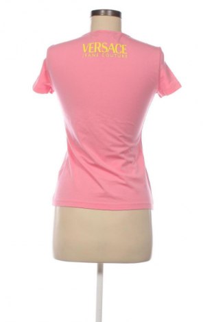 Damski T-shirt Versace Jeans, Rozmiar L, Kolor Różowy, Cena 423,68 zł
