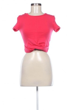 Damski T-shirt Zara, Rozmiar S, Kolor Różowy, Cena 46,47 zł