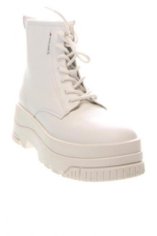 Damskie botki Tommy Jeans, Rozmiar 39, Kolor ecru, Cena 984,99 zł
