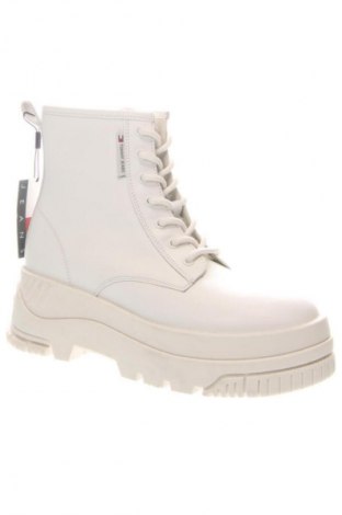 Botine de damă Tommy Jeans, Mărime 37, Culoare Alb, Preț 854,99 Lei