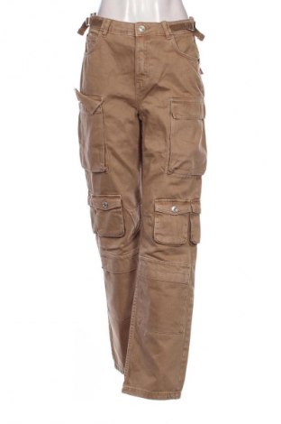 Damskie jeansy Bershka, Rozmiar S, Kolor Brązowy, Cena 95,99 zł