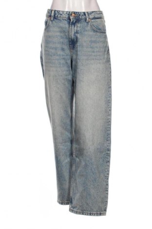 Női farmernadrág Bershka, Méret L, Szín Kék, Ár 10 826 Ft