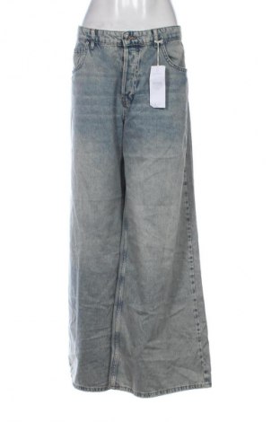 Damskie jeansy Gina Tricot, Rozmiar XL, Kolor Niebieski, Cena 252,99 zł