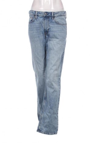 Damskie jeansy H&M, Rozmiar L, Kolor Niebieski, Cena 66,67 zł