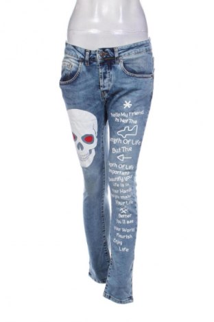 Dámske džínsy  Klixs Jeans, Veľkosť M, Farba Modrá, Cena  16,95 €