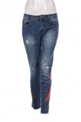 Damskie jeansy M.Sara, Rozmiar XL, Kolor Niebieski, Cena 66,67 zł
