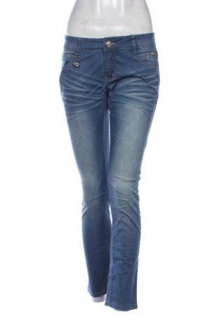Damskie jeansy Miss Bonbon, Rozmiar L, Kolor Niebieski, Cena 38,99 zł