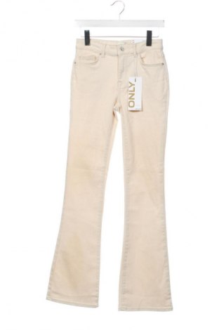 Damskie jeansy ONLY, Rozmiar M, Kolor ecru, Cena 252,99 zł