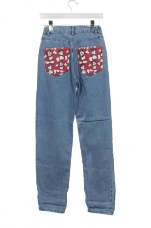 Blugi de femei Pull&Bear, Mărime XS, Culoare Albastru, Preț 76,32 Lei