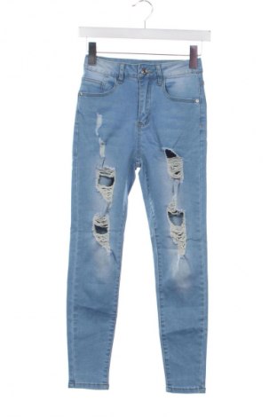 Damskie jeansy SHEIN, Rozmiar XS, Kolor Niebieski, Cena 38,99 zł