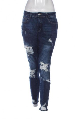 Damskie jeansy SHEIN, Rozmiar XL, Kolor Niebieski, Cena 95,99 zł
