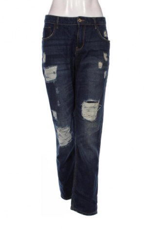Damskie jeansy Stradivarius, Rozmiar L, Kolor Niebieski, Cena 95,99 zł