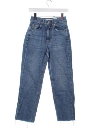 Damskie jeansy Stradivarius, Rozmiar XS, Kolor Niebieski, Cena 95,99 zł