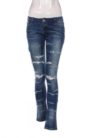 Damskie jeansy Unbranded, Rozmiar XL, Kolor Niebieski, Cena 95,99 zł