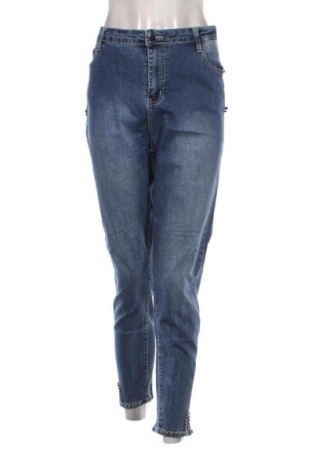 Damskie jeansy Unbranded, Rozmiar XXL, Kolor Niebieski, Cena 95,99 zł