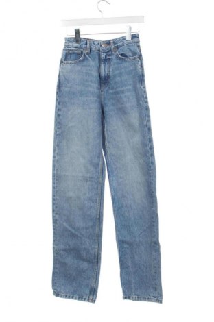 Blugi de femei Zara, Mărime XXS, Culoare Albastru, Preț 71,05 Lei