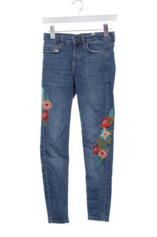 Dámske džínsy  Zara, Veľkosť S, Farba Modrá, Cena  13,95 €