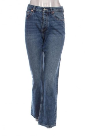 Damskie jeansy Zara, Rozmiar S, Kolor Niebieski, Cena 88,99 zł