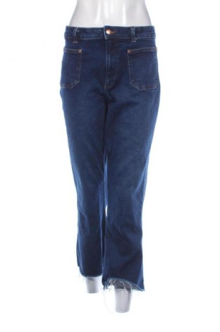 Damskie jeansy Zara, Rozmiar XL, Kolor Niebieski, Cena 88,99 zł