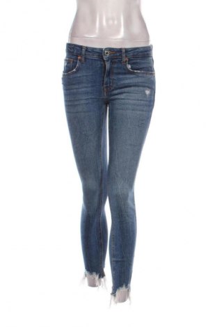 Blugi de femei Zara, Mărime S, Culoare Albastru, Preț 91,99 Lei