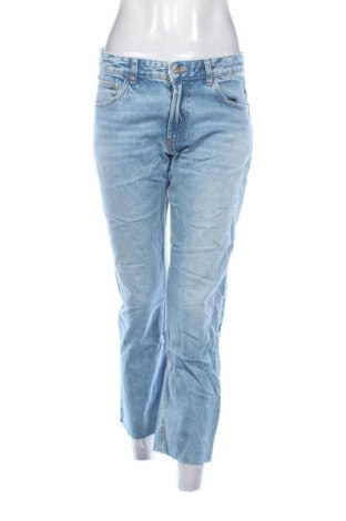 Дамски дънки Zara, Размер S, Цвят Син, Цена 12,99 лв.