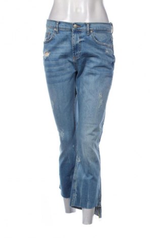 Damskie jeansy Zara, Rozmiar M, Kolor Niebieski, Cena 62,92 zł