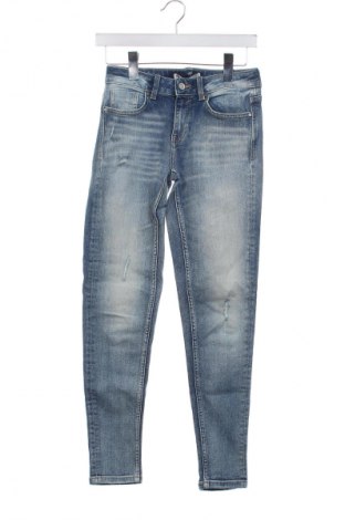 Дамски дънки Zara, Размер S, Цвят Син, Цена 17,99 лв.