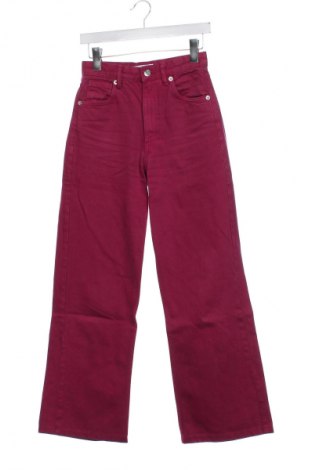 Dámske džínsy  Zara Mum, Veľkosť XS, Farba Ružová, Cena  13,81 €