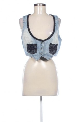 Damenweste Crazy World, Größe L, Farbe Blau, Preis € 19,96