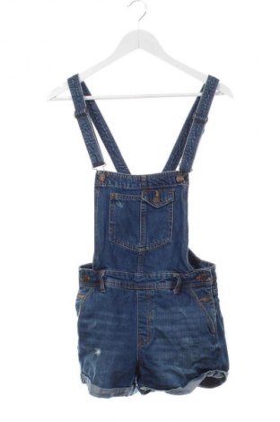 Damski krótki kombinezon Bershka, Rozmiar XS, Kolor Niebieski, Cena 89,98 zł