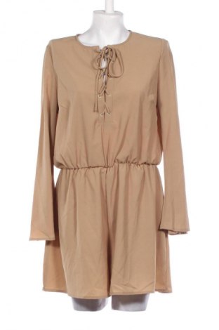 Women's short jumpsuit Glamorous, Μέγεθος L, Χρώμα  Μπέζ, Τιμή 55,20 €