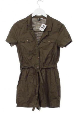 Women's short jumpsuit H&M Divided, Μέγεθος XS, Χρώμα Πράσινο, Τιμή 20,02 €