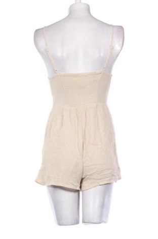 Kurzer Damenoverall Pull&Bear, Größe S, Farbe Beige, Preis 20,02 €