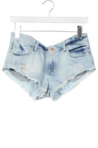 Дамски къс панталон Zara, Размер XS, Цвят Син, Цена 16,10 лв.
