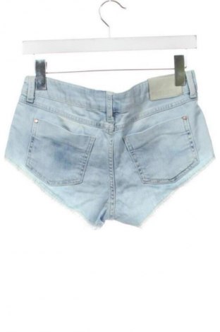 Дамски къс панталон Zara, Размер XS, Цвят Син, Цена 16,10 лв.