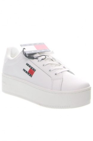 Γυναικεία παπούτσια Tommy Jeans, Μέγεθος 37, Χρώμα Λευκό, Τιμή 129,99 €